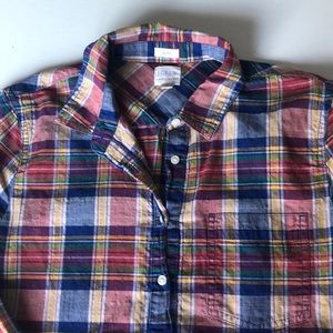 Long sleeve plaid button up